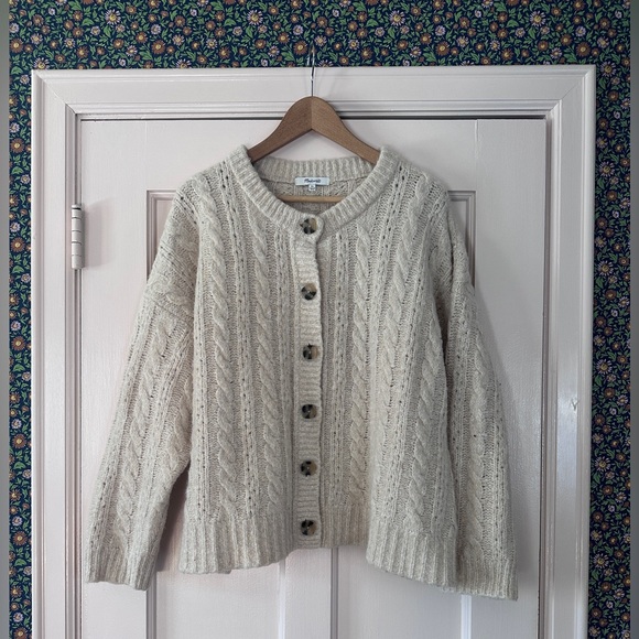 MADEWELL cable cardigan sweater - Picture 5 of 6